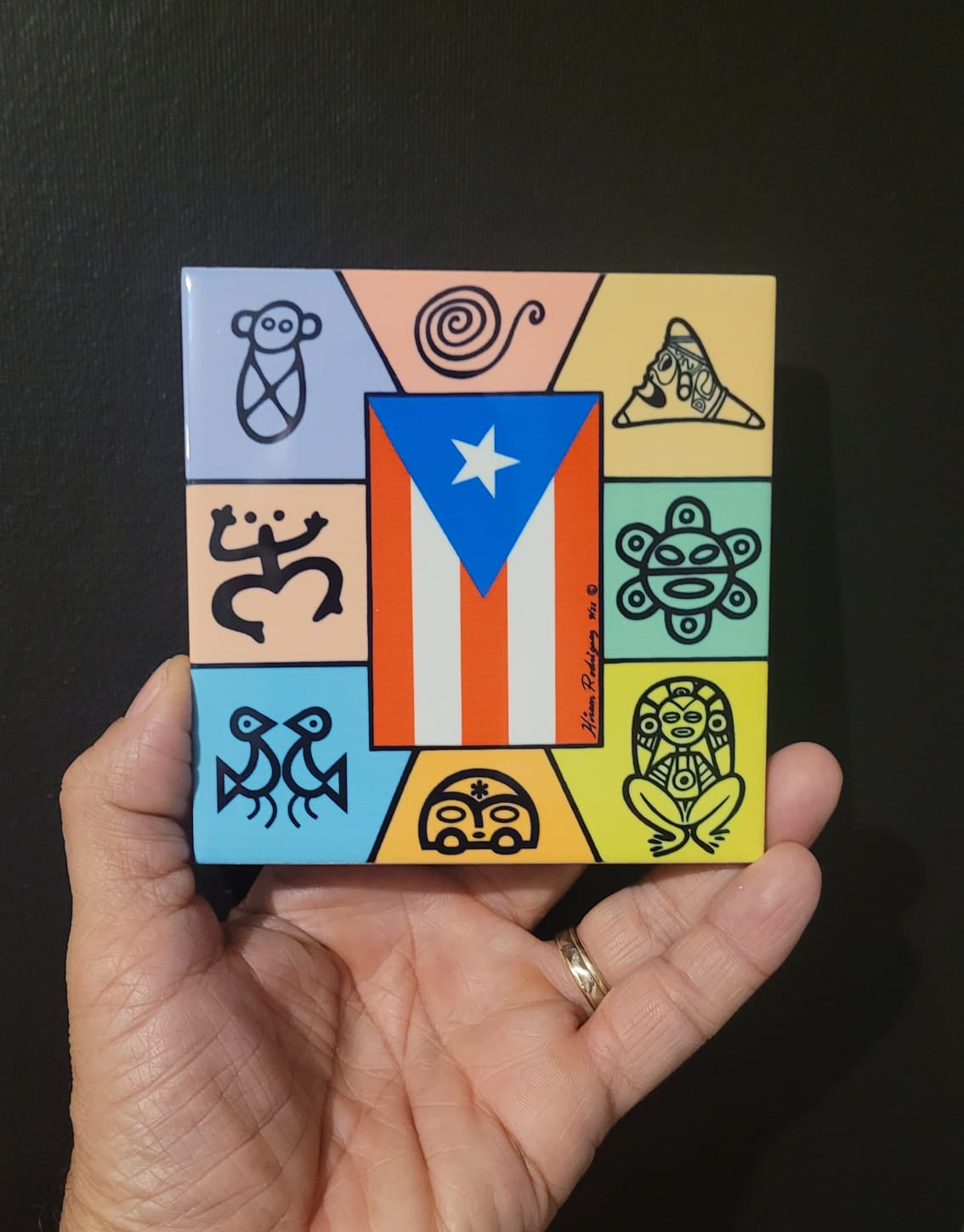 Taino Family Coaster